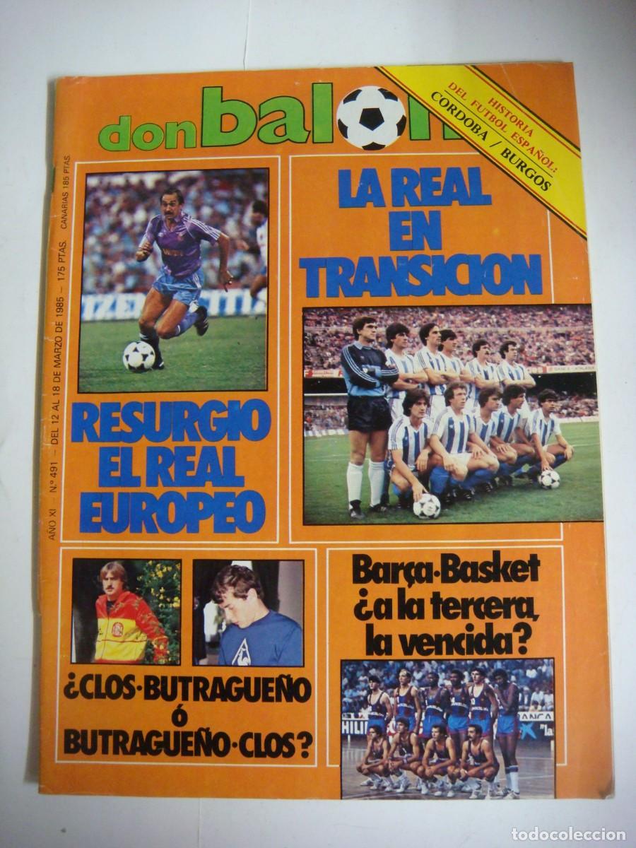 Collectionnisme sportif: REVISTA DE DON BALON A&Ntilde;O 1985 N&ordm;-491-CAJ-REV-N&ordm;-1