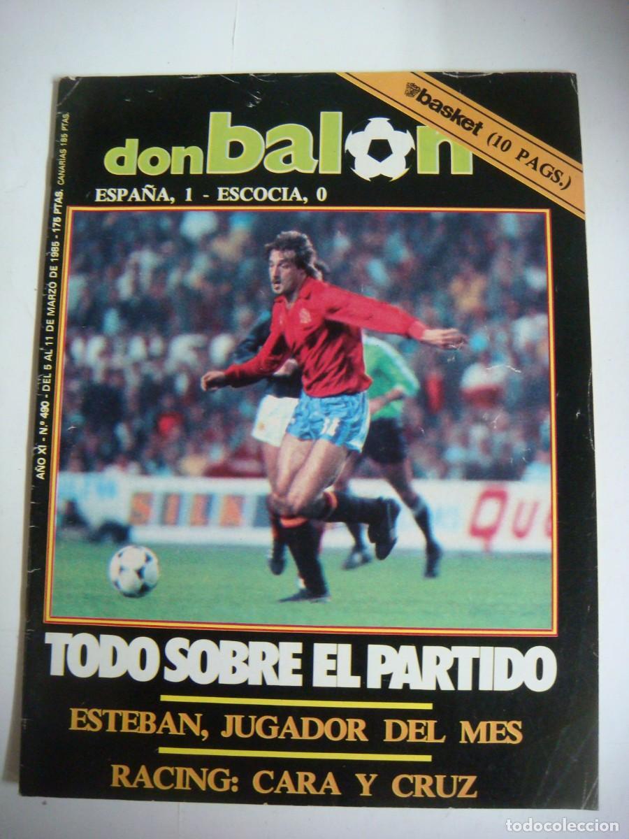 Sammelleidenschaft Sport: REVISTA DE DON BALON A&Ntilde;O 1985 N&ordm;-490-CAJ-REV-N&ordm;-1