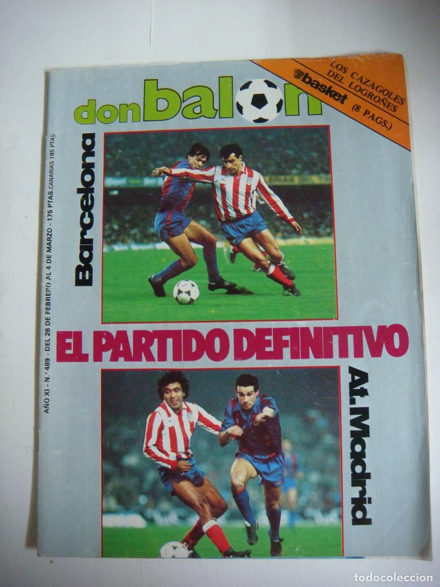 Collectionnisme sportif: REVISTA DE DON BALON A&Ntilde;O 1985 N&ordm;-489-CAJ-REV-N&ordm;-1