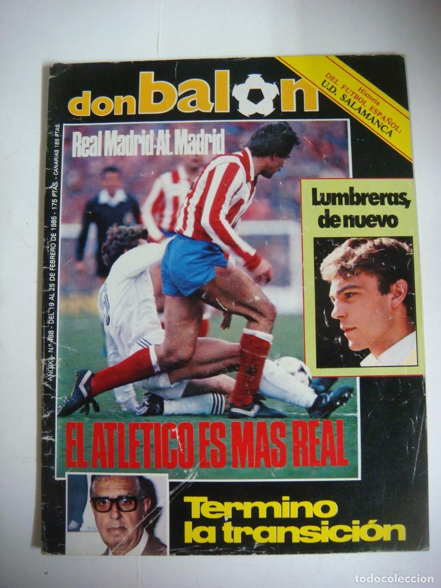 Collectionnisme sportif: REVISTA DE DON BALON A&Ntilde;O 1985 N&ordm;-488-CAJ-REV-N&ordm;-1