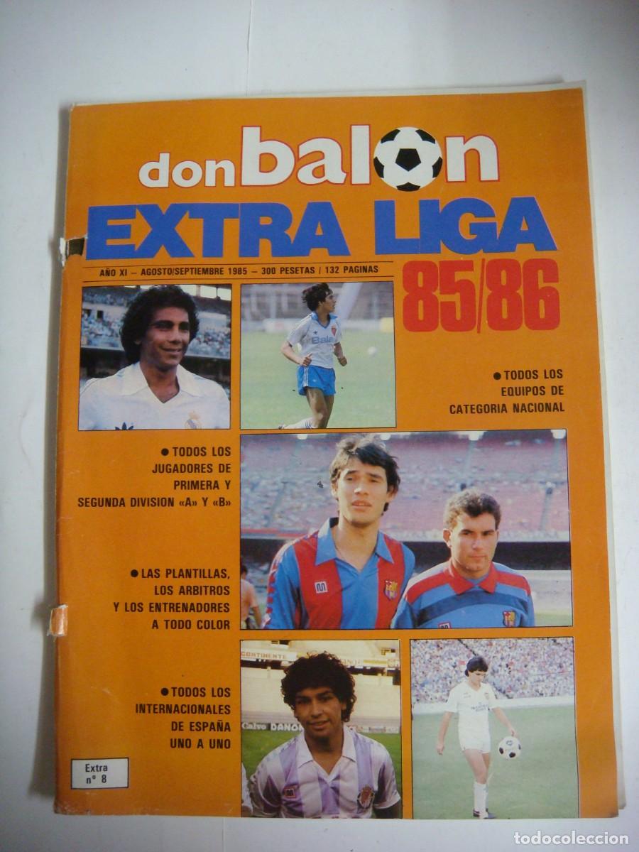 Coleccionismo deportivo: REVISTA EXTRAN&ordm;-8 DE DON BALON AGOSTO Y SEPTIMBRE A&Ntilde;O 1985-CAJ-REV-N&ordm;-1