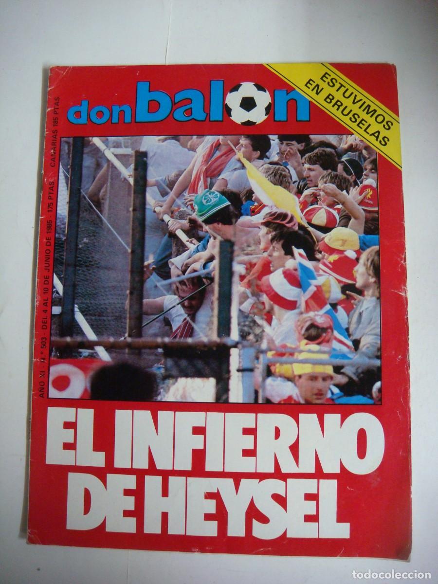 Coleccionismo deportivo: REVISTA DE DON BALON A&Ntilde;O 1985 N&ordm;-503-CAJ-REV-N&ordm;-1