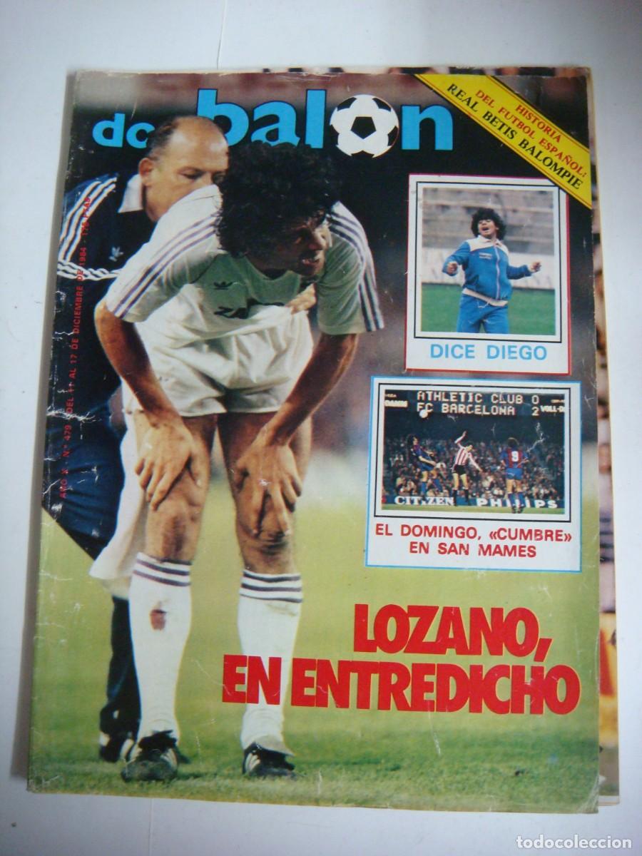 Sammelleidenschaft Sport: REVISTA DE DON BALON A&Ntilde;O 1984 N&ordm;-479-CAJ-REV-N&ordm;-1