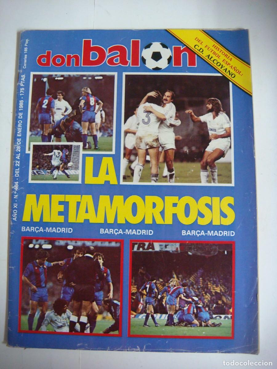 Collectionnisme sportif: REVISTA DE DON BALON A&Ntilde;O 1985 N&ordm;-484-CAJ-REV-N&ordm;-1
