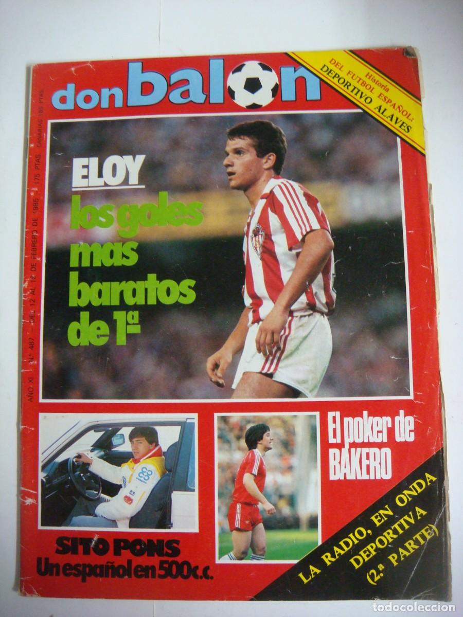 Collectionnisme sportif: REVISTA DE DON BALON A&Ntilde;O 1985 N&ordm;-487-CAJ-REV-N&ordm;-1
