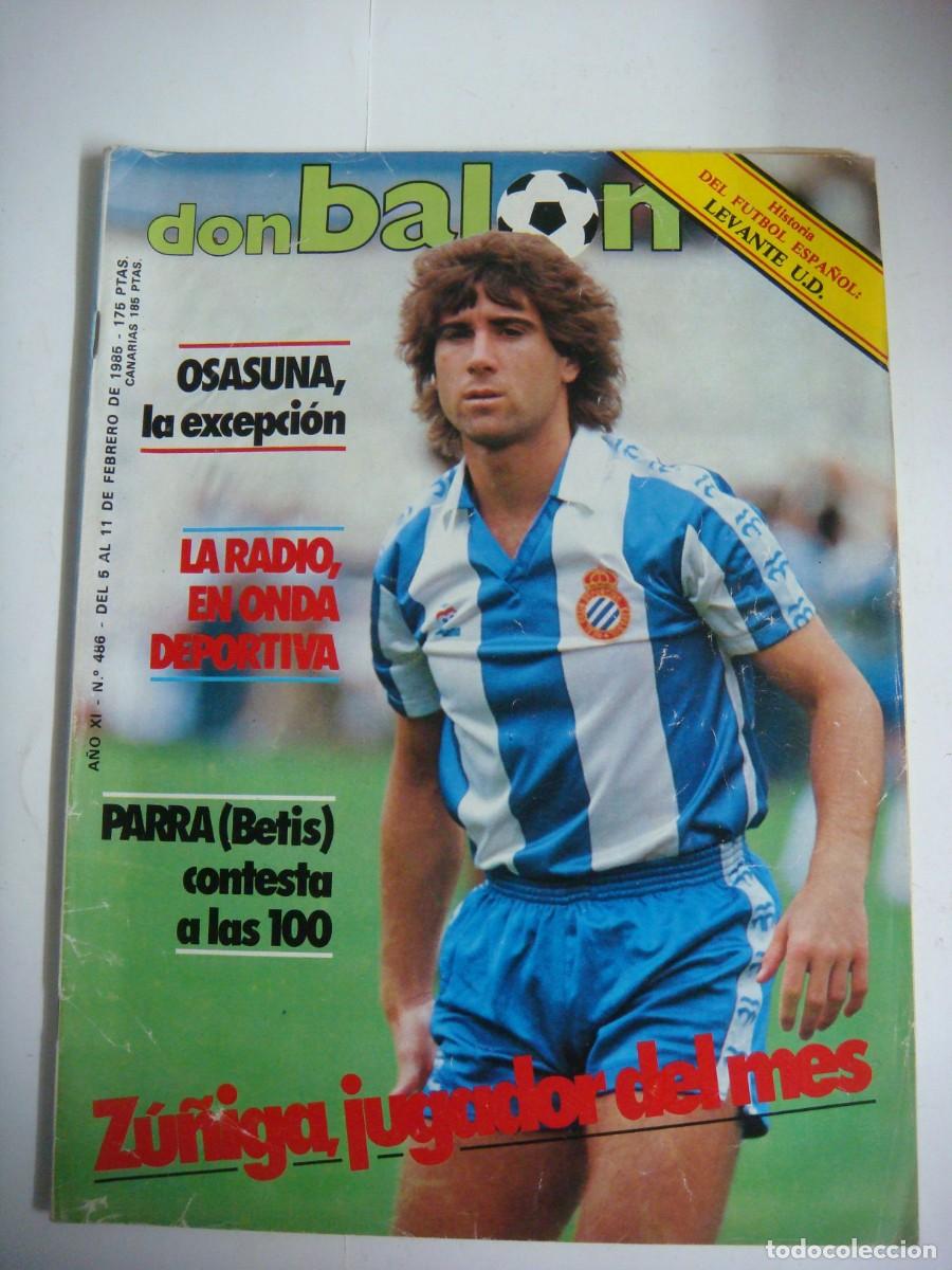 Collectionnisme sportif: REVISTA DE DON BALON A&Ntilde;O 1985 N&ordm;-486-CAJ-REV-N&ordm;-1