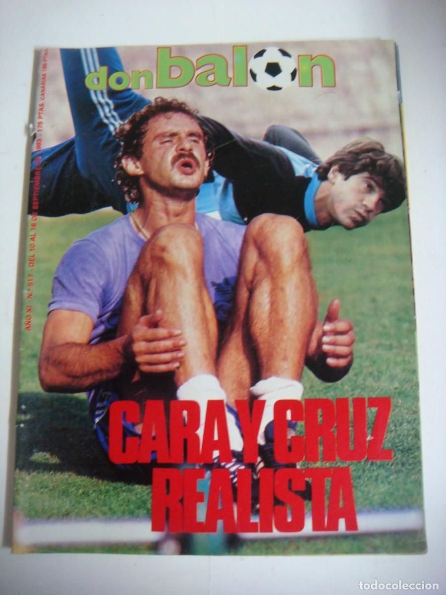 Collectionnisme sportif: REVISTA DE DON BALON A&Ntilde;O 1985 N&ordm;-517-CAJ-REV-N&ordm;-1