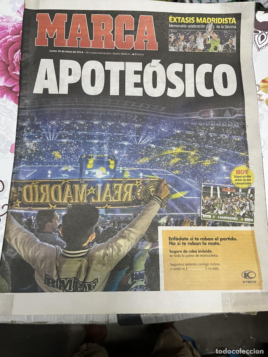 Coleccionismo deportivo: MARCA (26-5-2014) CELEBRACION CAMPEON FINAL UEFA CHAMPIONS REAL MADRID ATLETICO MADRID LA DECIMA