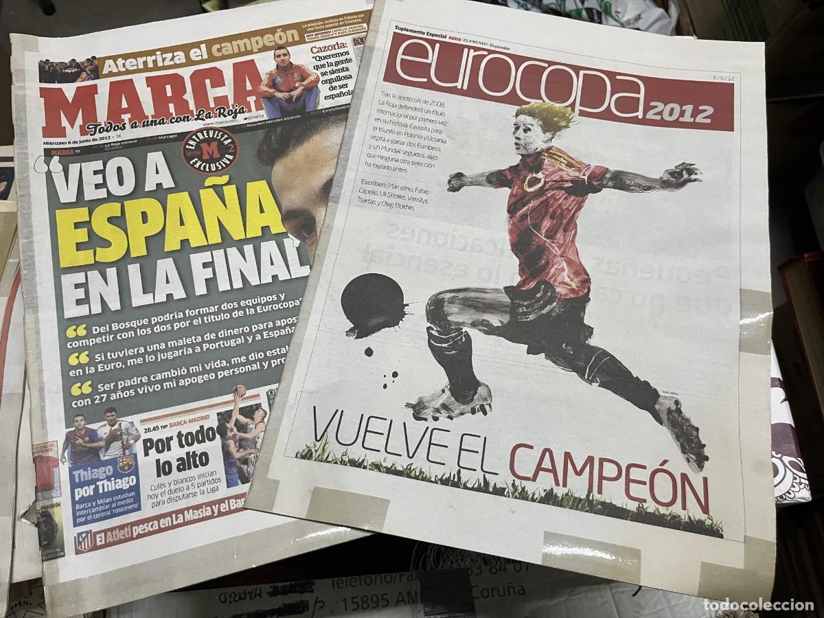 Coleccionismo deportivo: MARCA (6-6-2012) CRISTIANO RONALDO GUIA EUROCOPA EURO ESPA&Ntilde;A CAZORLA THIAGO HERCULES ALCORCON
