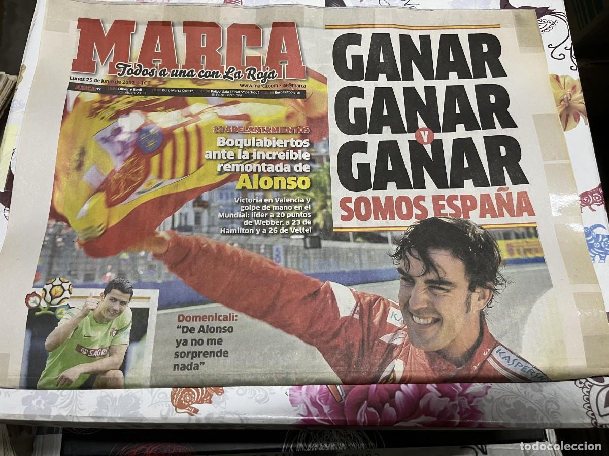 Coleccionismo deportivo: MARCA (25-6-2012) EURO EUROCOPA SELECCION ESPA&Ntilde;OLA ESPA&Ntilde;A CAMPEON FERNANDO ALONSO DOMENICALI