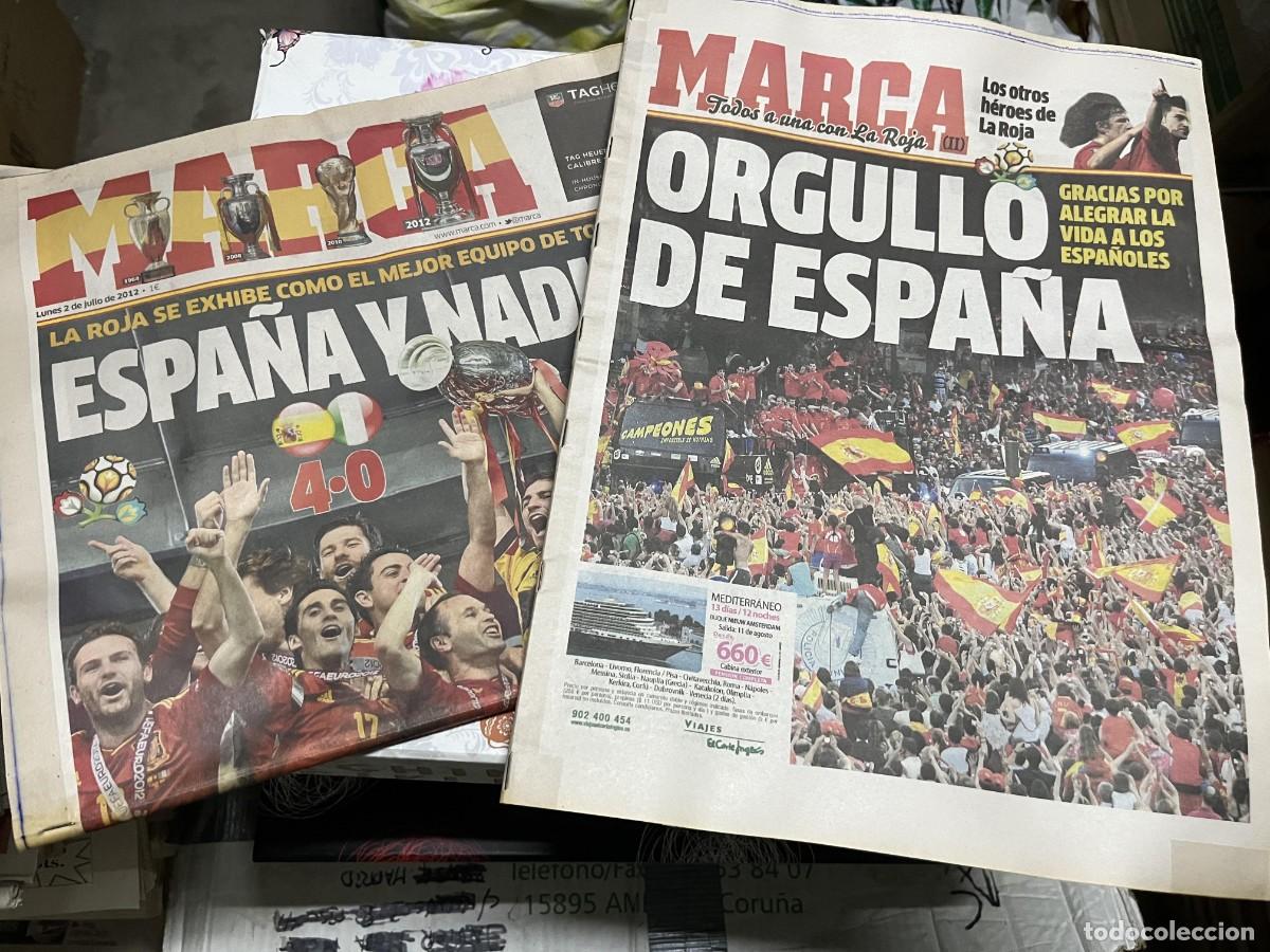 Coleccionismo deportivo: MARCA (2-7-2012) CAMPEON FINAL EURO EUROCOPA SELECCION ESPA&Ntilde;OLA ESPA&Ntilde;A 4-0 ITALIA