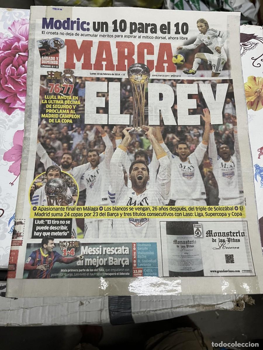 Coleccionismo deportivo: MARCA (10-2-2014) CAMPEON BALONCESTO FINAL COPA REAL MADRID BARCELONA