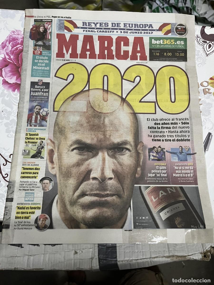 Coleccionismo deportivo: MARCA (13-5-2017) FINAL CHAMPIONS REAL MADRID JUVENTUS ZIDANE JUANFRAN CAMPEON PREMIER CHELSEA