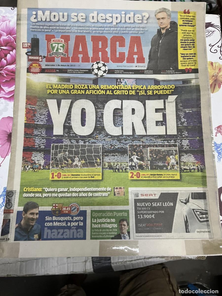 Coleccionismo deportivo: MARCA (1-5-2017) CHAMPIONS BARCELONA BAYERN MUNCHEN OPERACION PUERTO REAL MADRID ATLETICO
