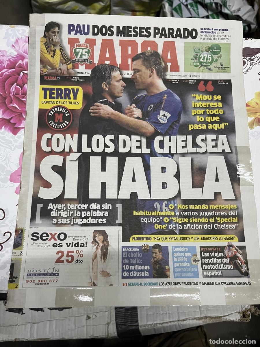 Coleccionismo deportivo: MARCA (7-5-2013) MOURINHO TERRY REAL MADRID CHELSEA PAU GASOL
