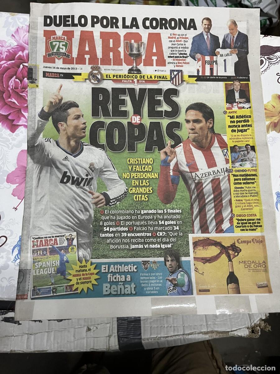 Coleccionismo deportivo: MARCA (16-5-2013) FALCAO CRISTIANO RONALDO REAL MADRID ATLETICO FICHAJE BE&Ntilde;AT ATHLETIC