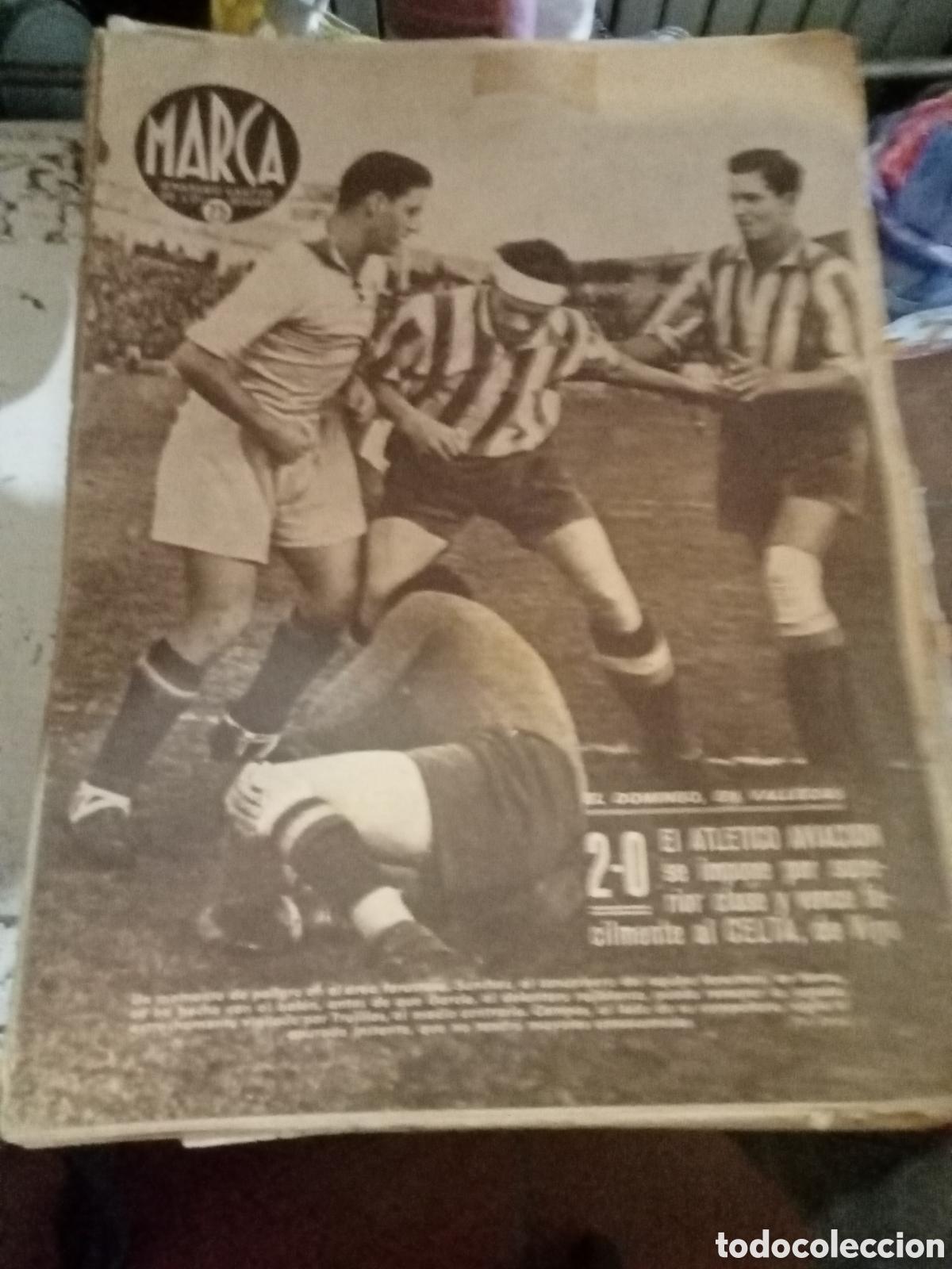 Coleccionismo deportivo: marca semanario grafico de los deportes n&ordm; 161 10 marzo 1942