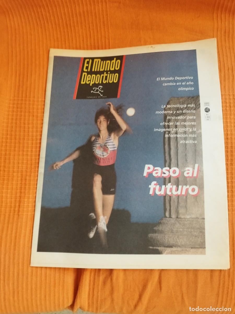Coleccionismo deportivo: Peri&oacute;dico mundo deportivo 3 marzo 1992. N&uacute;mero especial olimpiadas de Barcelona 92. Juegos ol&iacute;mpicos