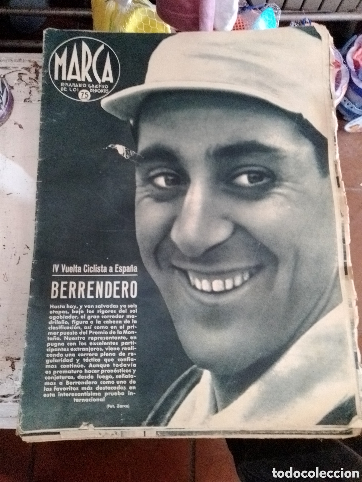 Coleccionismo deportivo: marca semanario grafico de los deportes n&ordm; 178 7 julio 1942