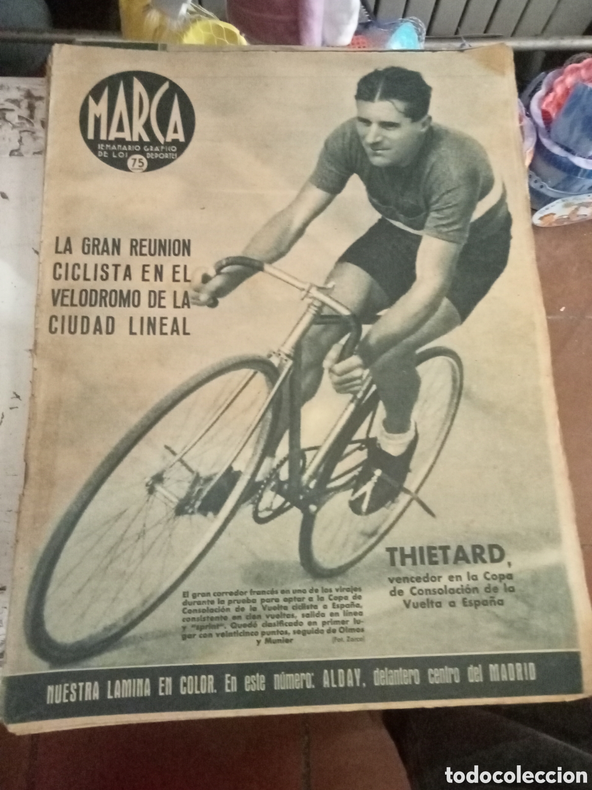 Coleccionismo deportivo: marca semanario grafico de los deportes n&ordm; 181 28 julio 1942