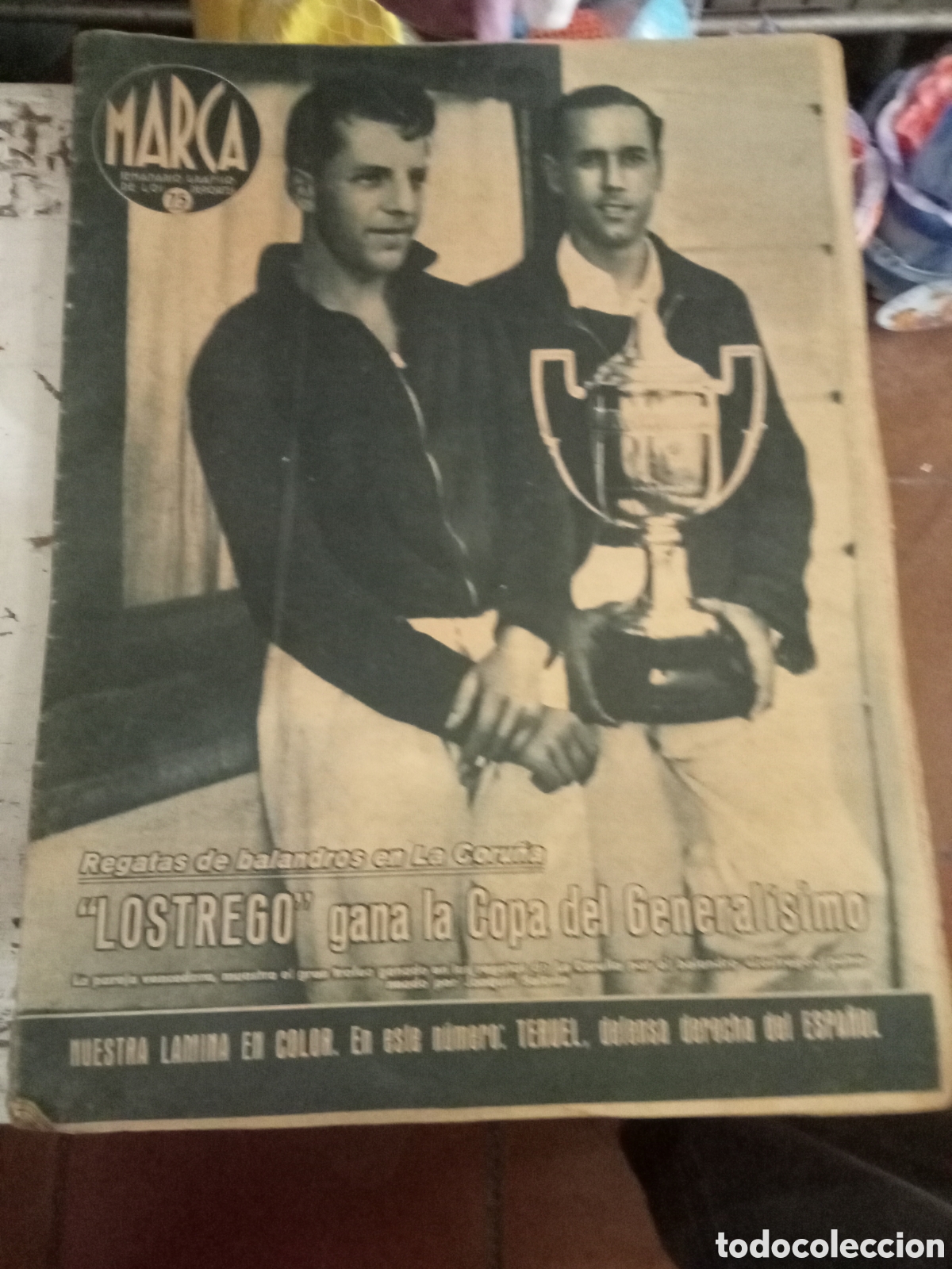 Coleccionismo deportivo: marca semanario grafico de los deportes n&ordm; 184 18 agosto 1942