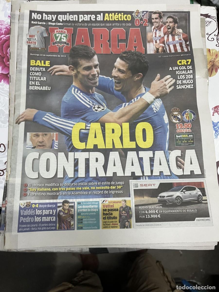 Sammelleidenschaft Sport: MARCA (22-9-2013) VALLADOLID 0-2 ATLETICO BALE CRISTIANO RONALDO REAL MADRID GETAFE
