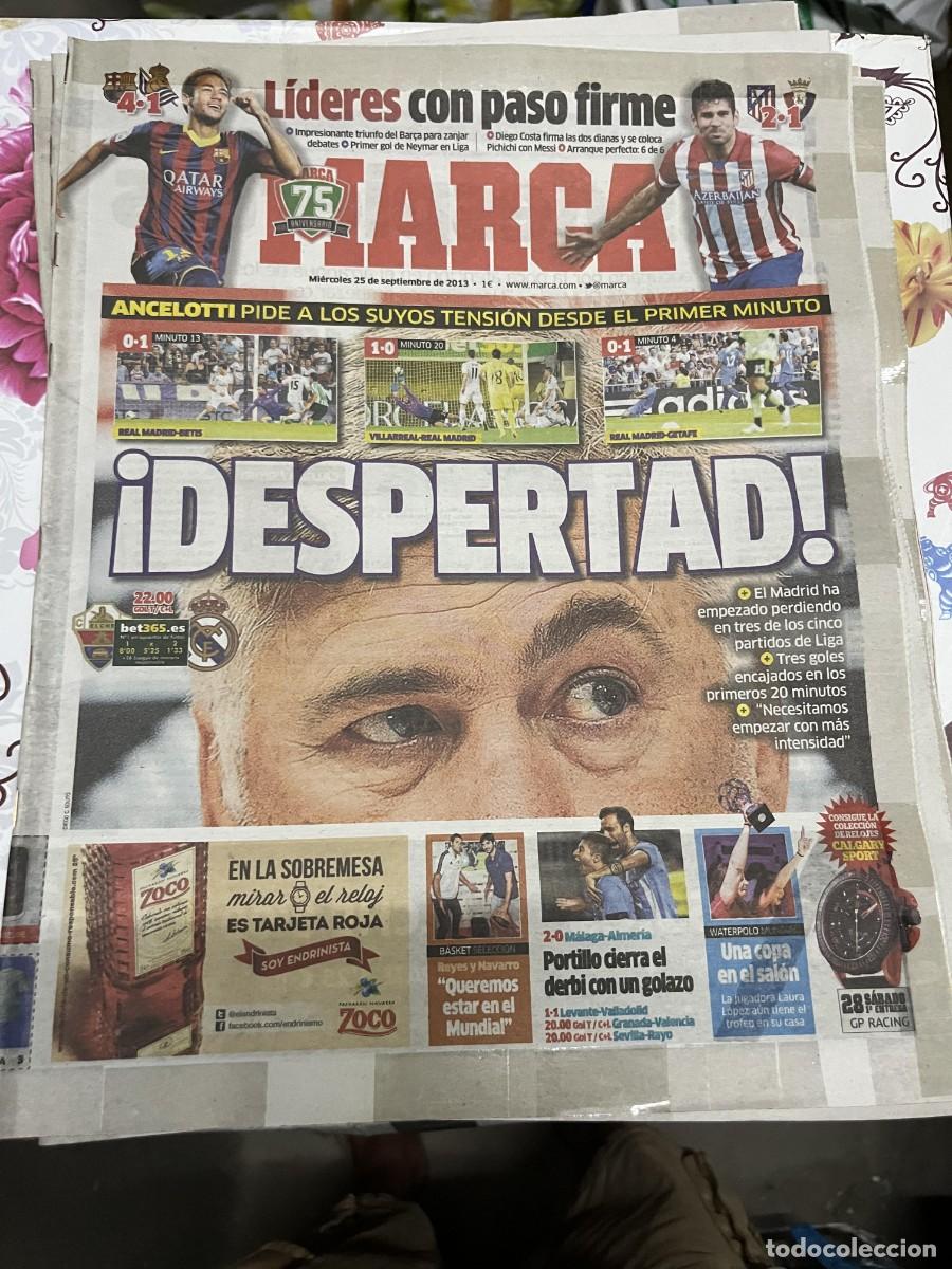 Sammelleidenschaft Sport: MARCA (25-9-2013) ATLETICO 2-1 OSASUNA BARCELONA 4-1 REAL SOCIEDAD JORNADA LIGA ELCHE REAL MADRID