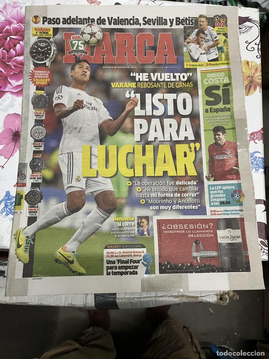 Sammelleidenschaft Sport: MARCA (4-10-2013) RUBIN KAZAN 0-2 VALENCIA VARANE DIEGO COSTA BENZEMA REAL MADRID