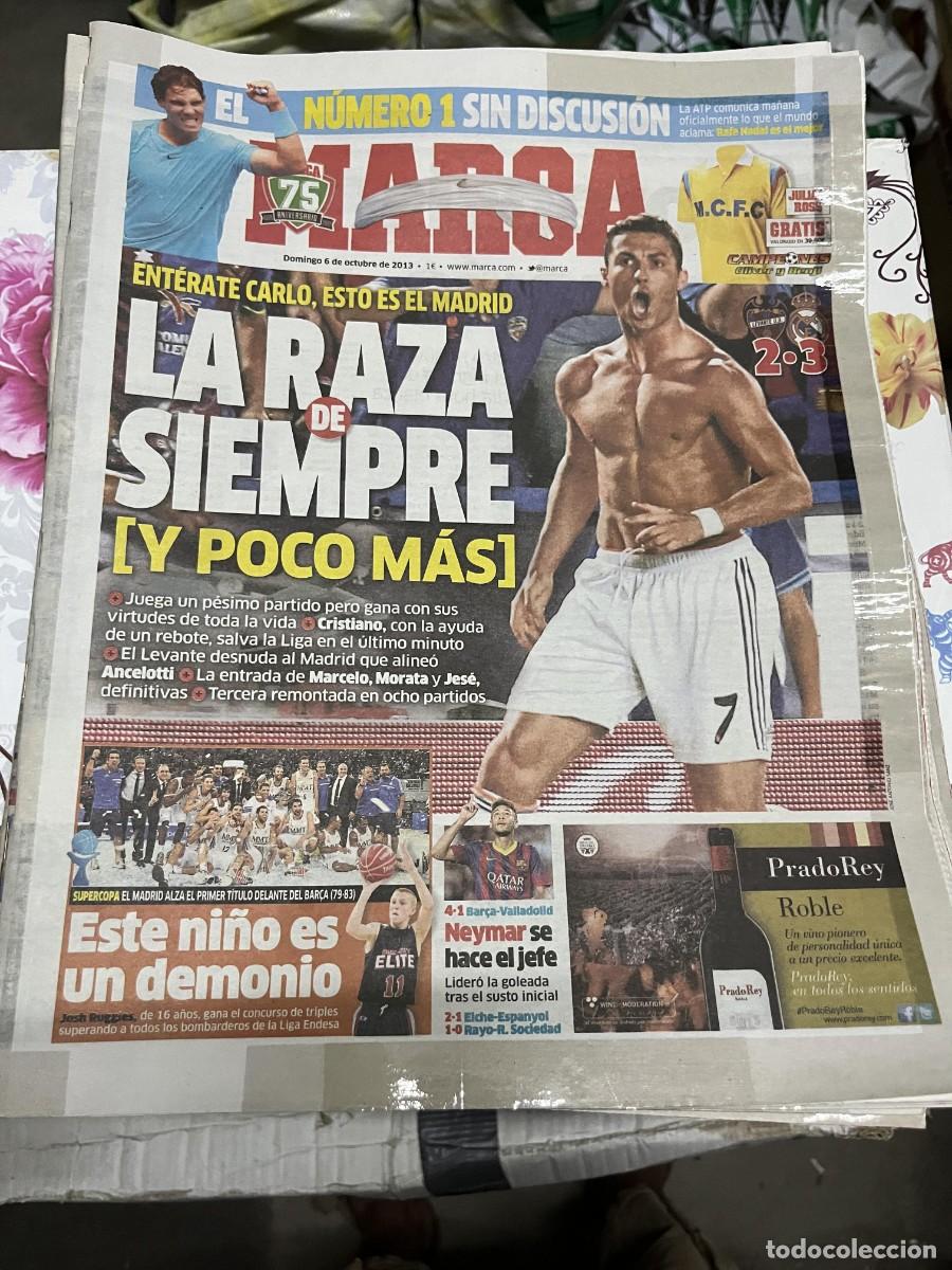 Sammelleidenschaft Sport: MARCA(6-10-2013)CRISTIANO RONALDO RAFAEL NADAL LEVANTE 2-3 REAL MADRID CAMPEON BALONCESTO SUPERCOPA