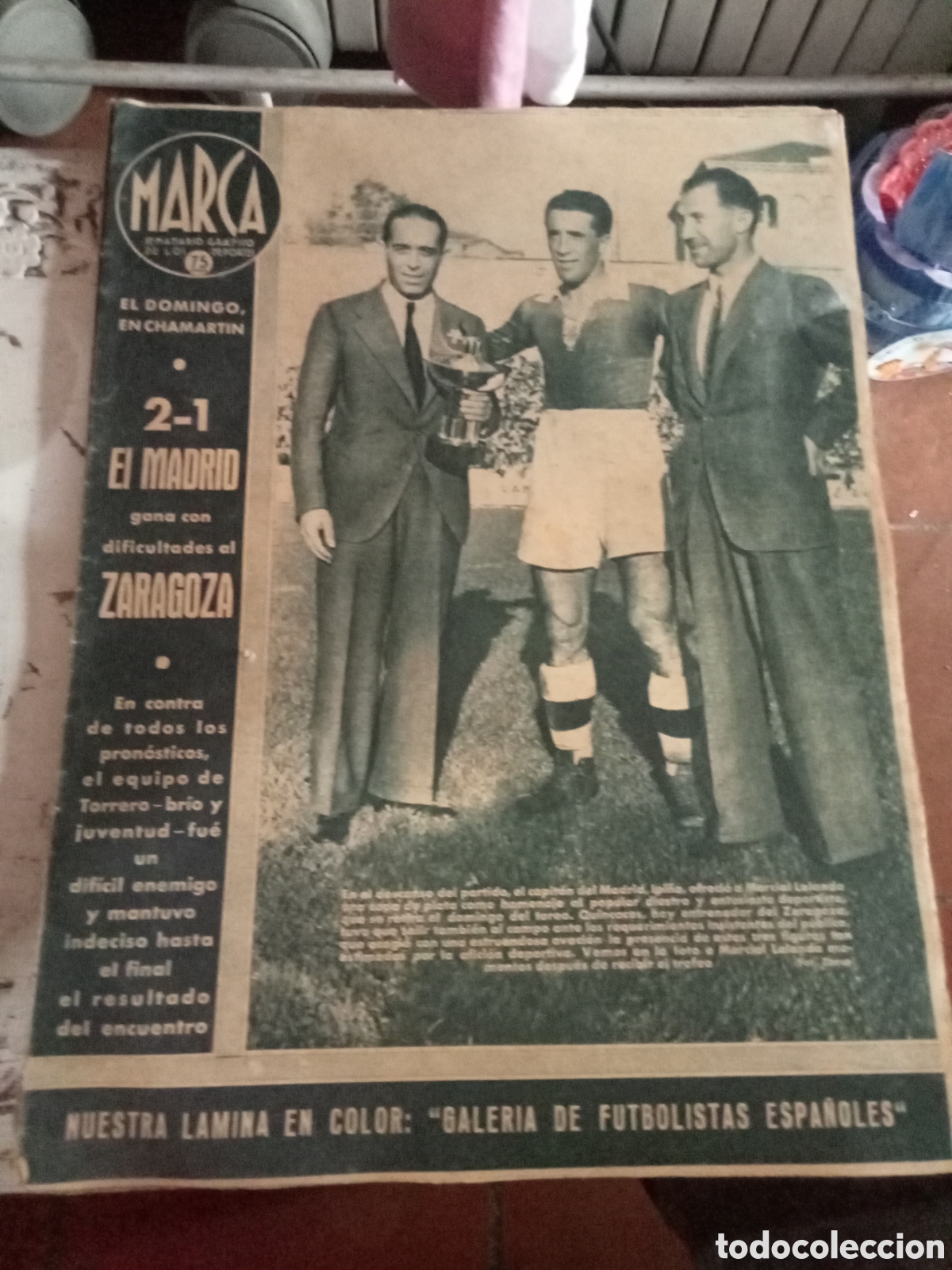 Colecionismo desportivo: marca semanario grafico de los deportes n&ordm; 192 13 octubre 1942