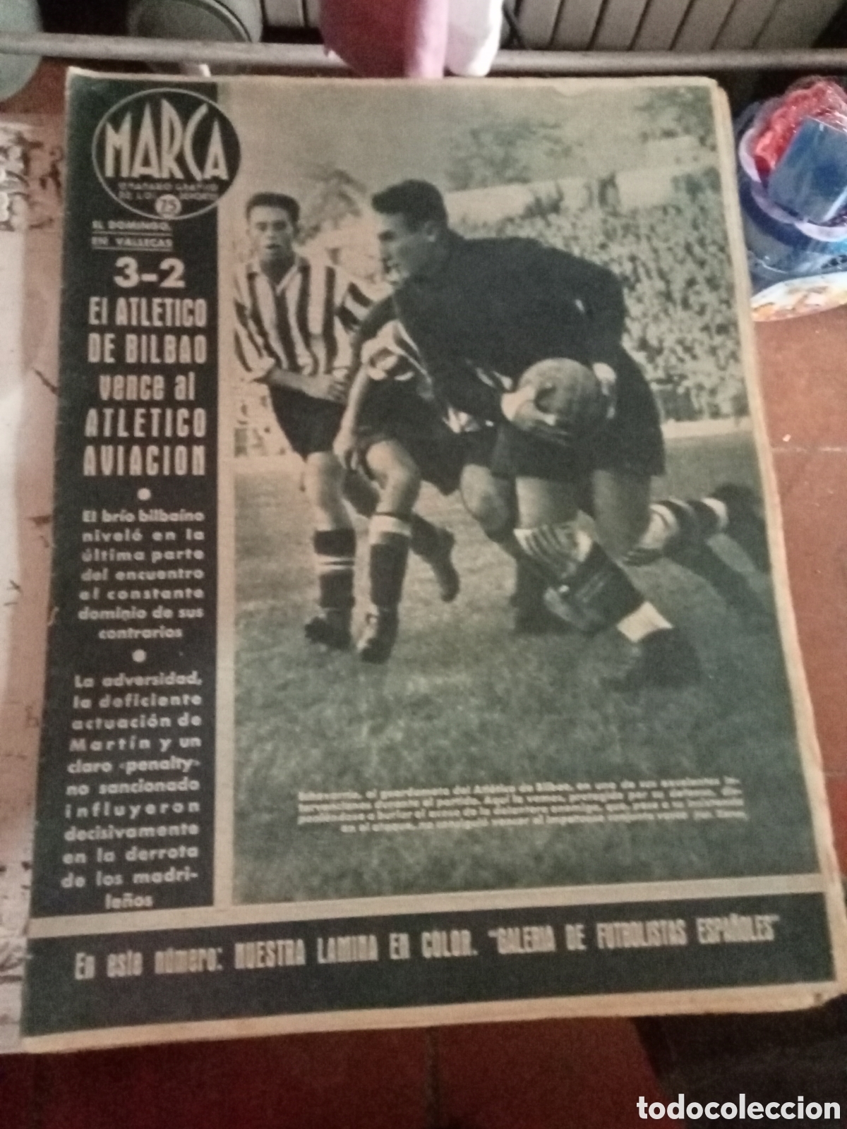 Coleccionismo deportivo: marca semanario grafico de los deportes n&ordm; 193 20 octubre 1942