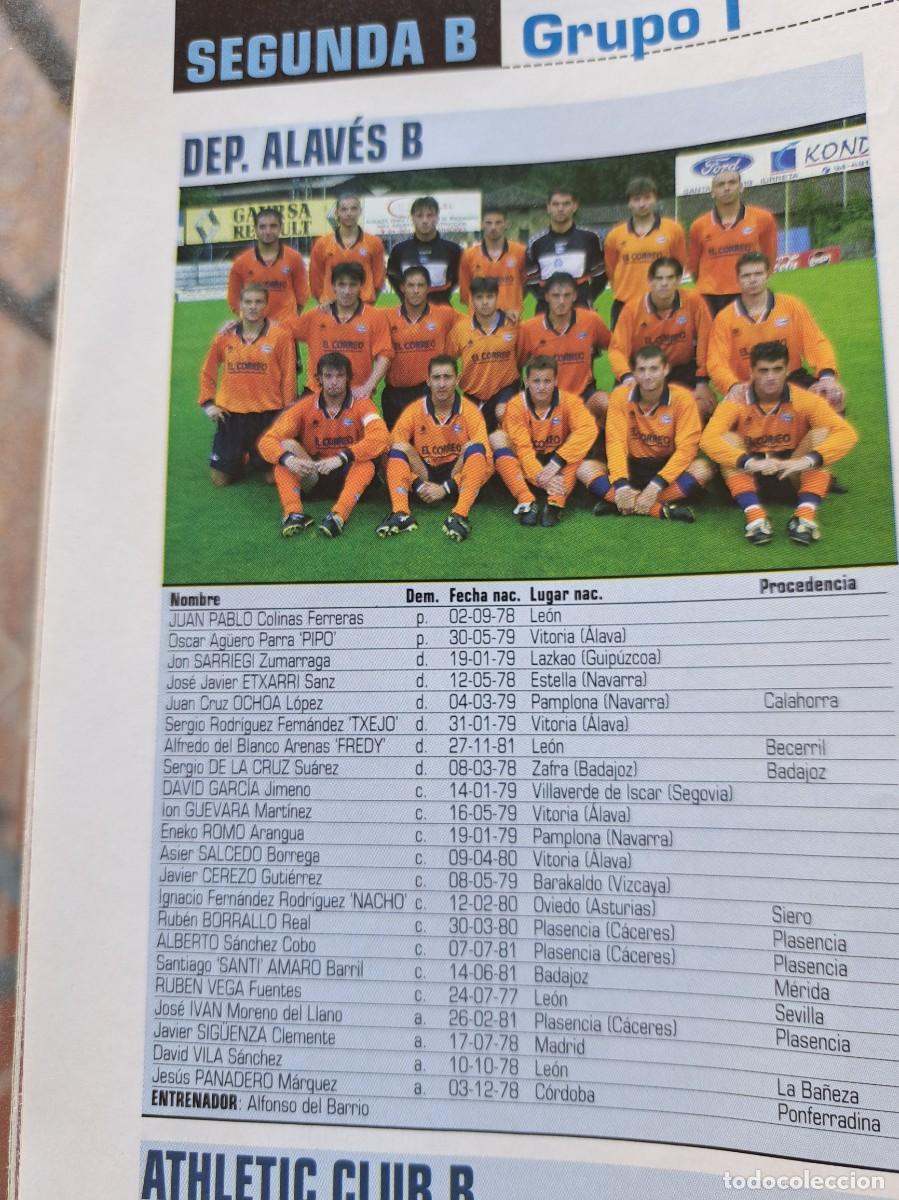 Coleccionismo deportivo: Foto y plantel del Deportivo Alav&eacute;s B.Recorte Don Balon 2001-02