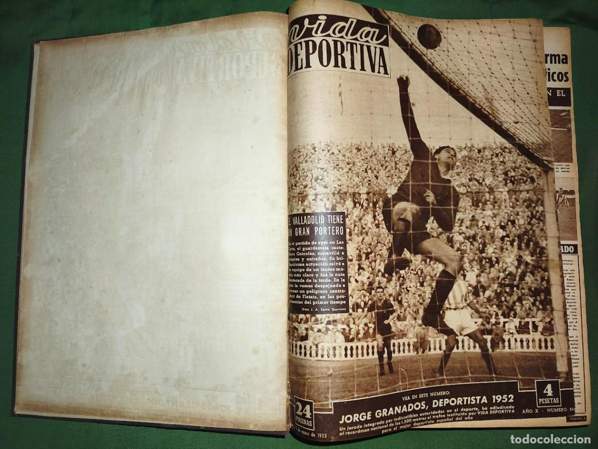 Collezionismo sportivo: REVISTAS VIDA DEPORTIVA A&Ntilde;O 1953 ENCUADERNADA