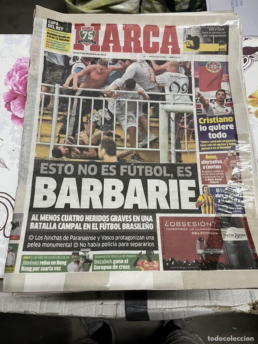 Coleccionismo deportivo: MARCA (9-12-2013) ULTRAS BRASIL PARANAENSE VASCO DE GAMA CRISTIANO RONALDO REINA GOLF