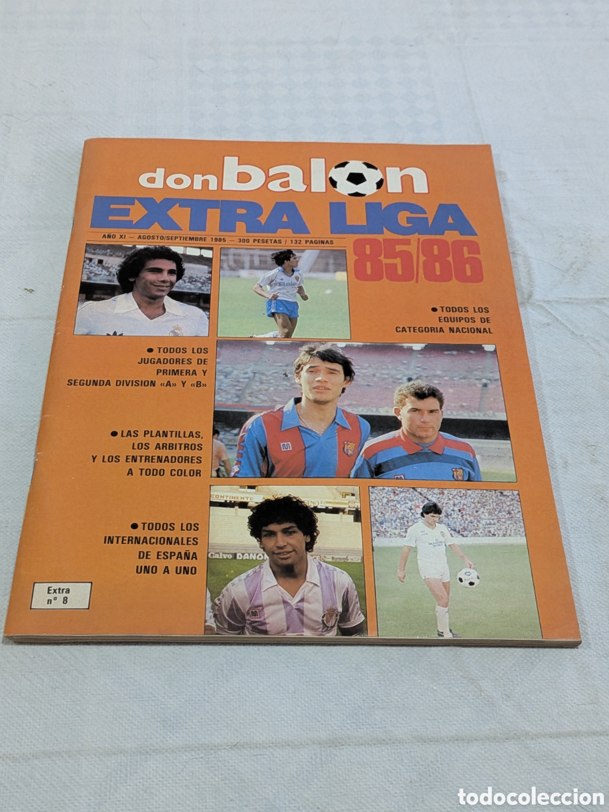 Colecionismo desportivo: EXTRA DON BALON LIGA 85-86 - ESPECIAL GUIA LIGA FUTBOL 1985-1986
