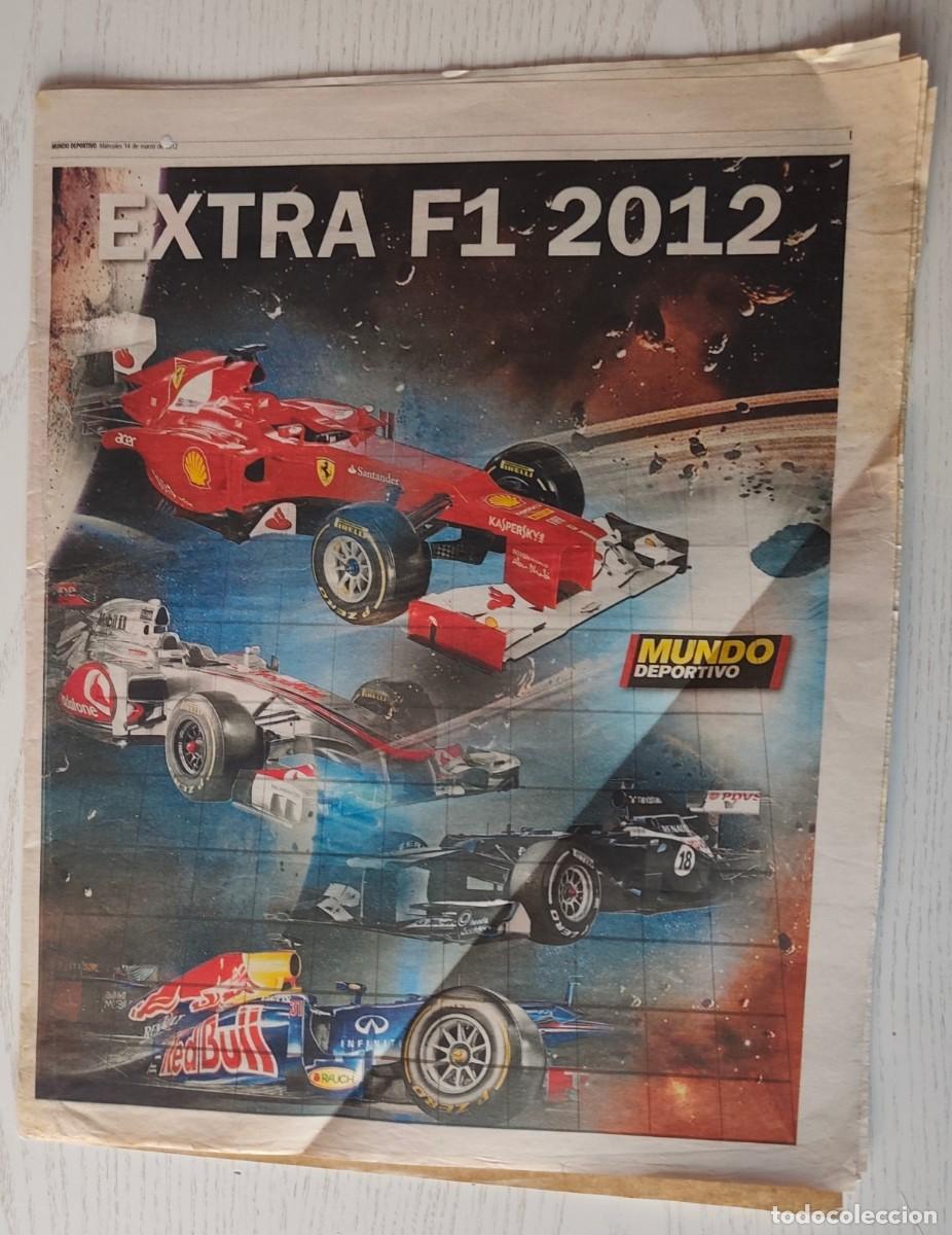 Coleccionismo deportivo: SUPLEMENTO DE EL MUNDO DEPORTIVO: EXTRA F&Oacute;RMULA 1 (F1) 2012 &middot; 14 marzo 2012