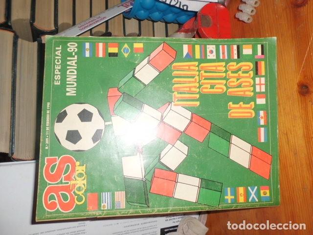 Coleccionismo deportivo: AS COLOR 209 ESPECIAL MUNDIAL 90 ITALIA CITA DE ASES