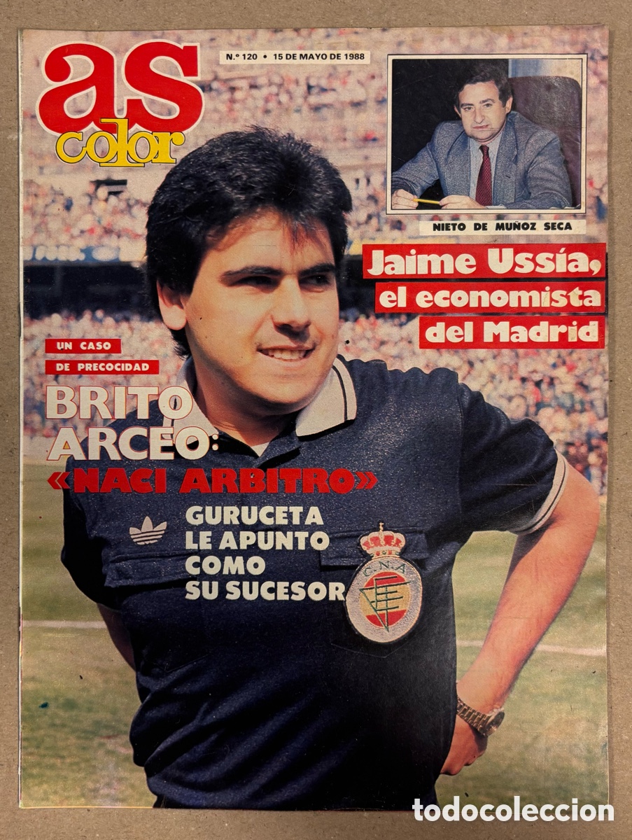 Coleccionismo deportivo: AS COLOR N&deg; 120 (1988). NBA MICHAEL JORDAN, BRITO ARCEO, JAIME USSIA,&hellip;