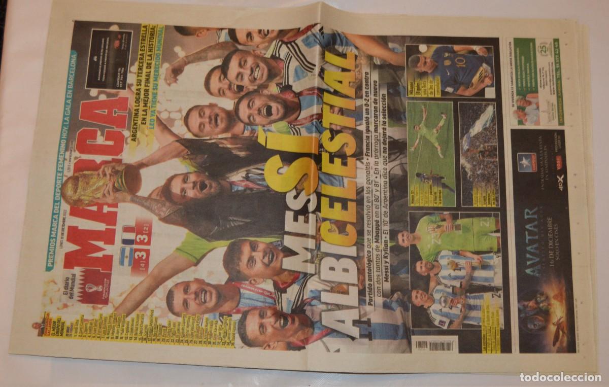 Coleccionismo deportivo: ARGENTINA CAMPEON - MUNDIAL DE CATAR 2022 - MARCA - 19 DE DICIEMBRE 2022