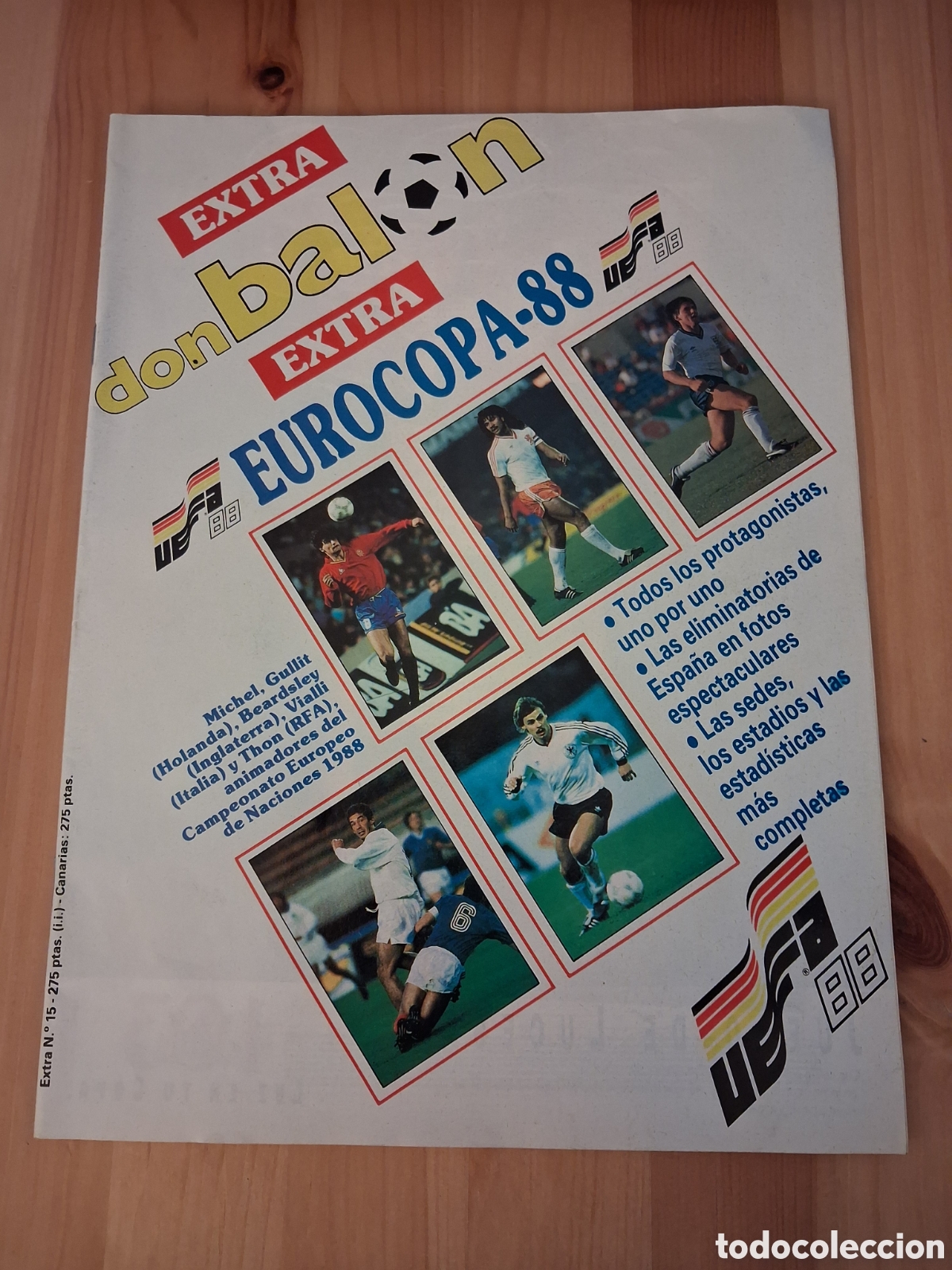 Coleccionismo deportivo: Revista Don Balon Eurocopa-88