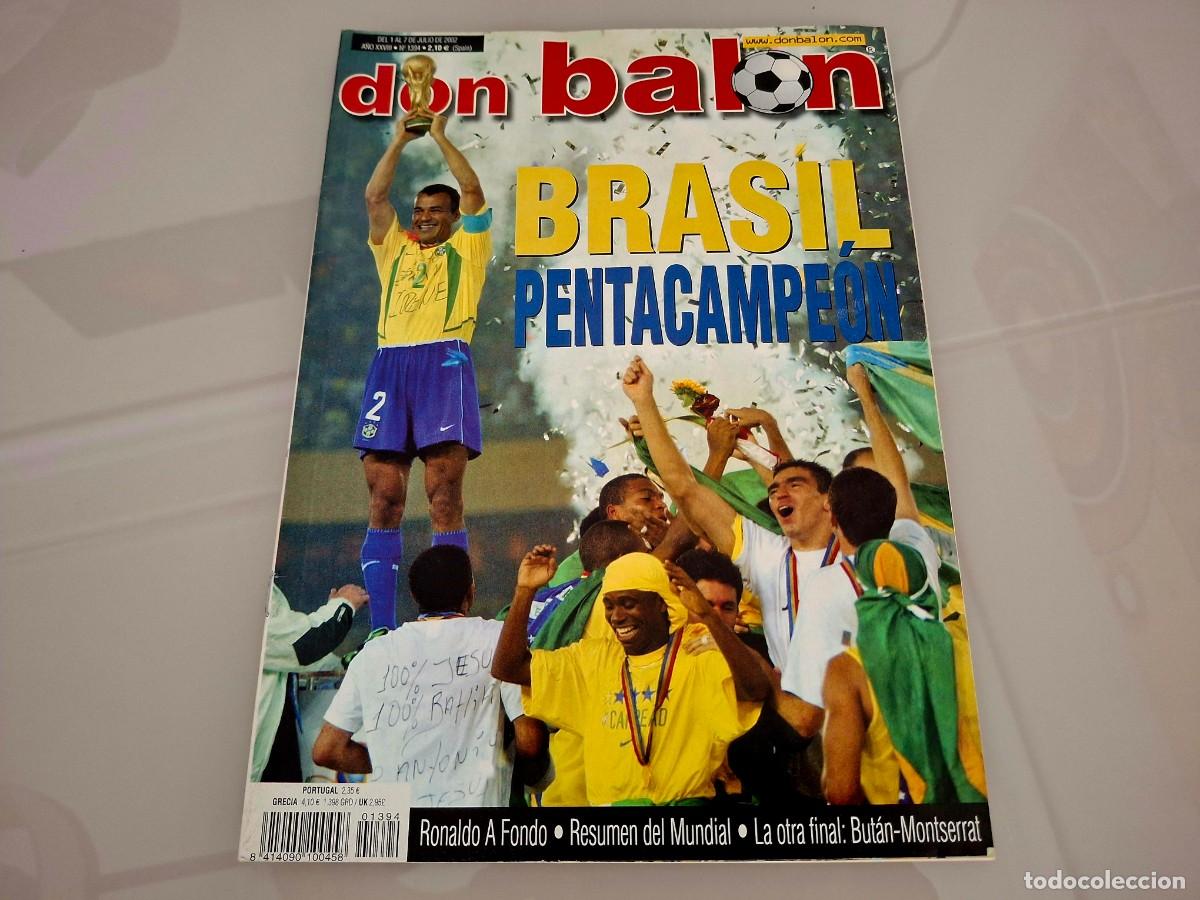 Coleccionismo deportivo: Revista don balon brasil mundial 2002 Jap&oacute;n fifa campeon del mundo ronaldo ronaldinho final