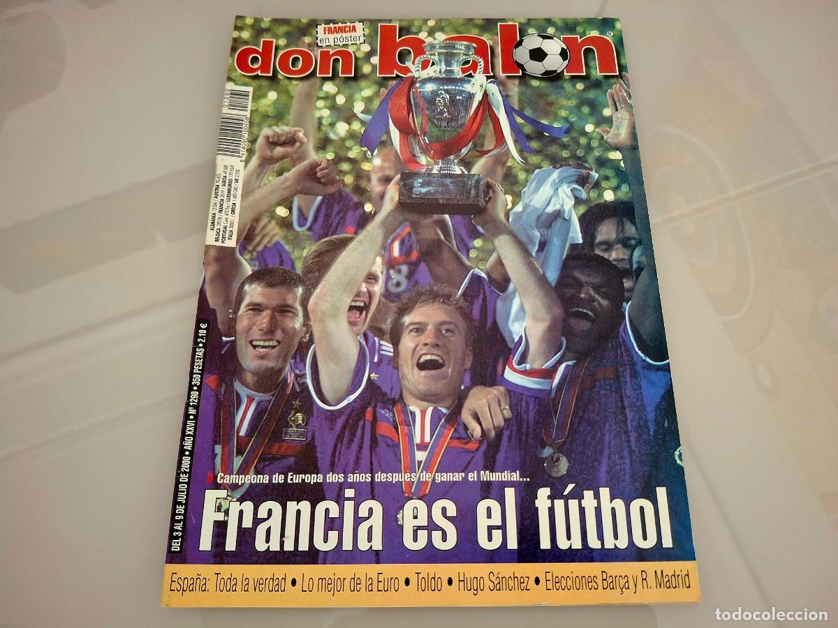 Coleccionismo deportivo: Revista don balon francia uefa euro 2000 eurocopa campeon final campeones gol