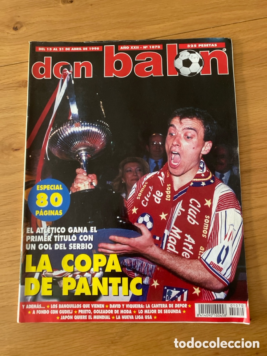 Coleccionismo deportivo: Don bal&oacute;n 1070 - Poster Atl&eacute;tico Campe&oacute;n Copa - Celta - Deportivo - Maradona - Oviedo
