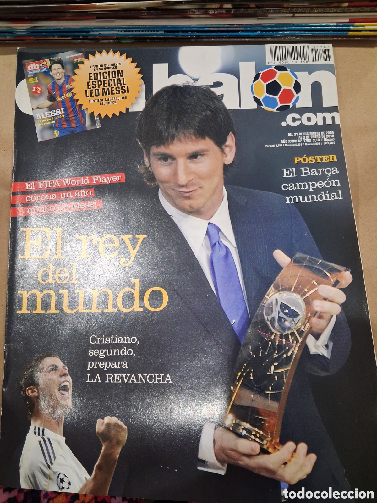 Coleccionismo deportivo: 5 Portadas de Messi en Revista Don Balon