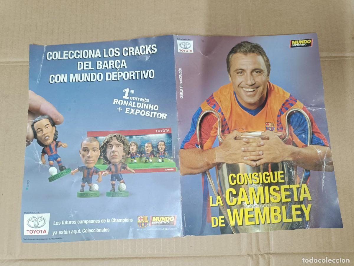Colecionismo desportivo: ANTIGUA PUBLICIDAD MUNDO DEPORTIVO, CAMISETA DE WEMBLEY, STOICHKOV, BAR&Ccedil;A FUTBOL CLUB BARCELONA -P27