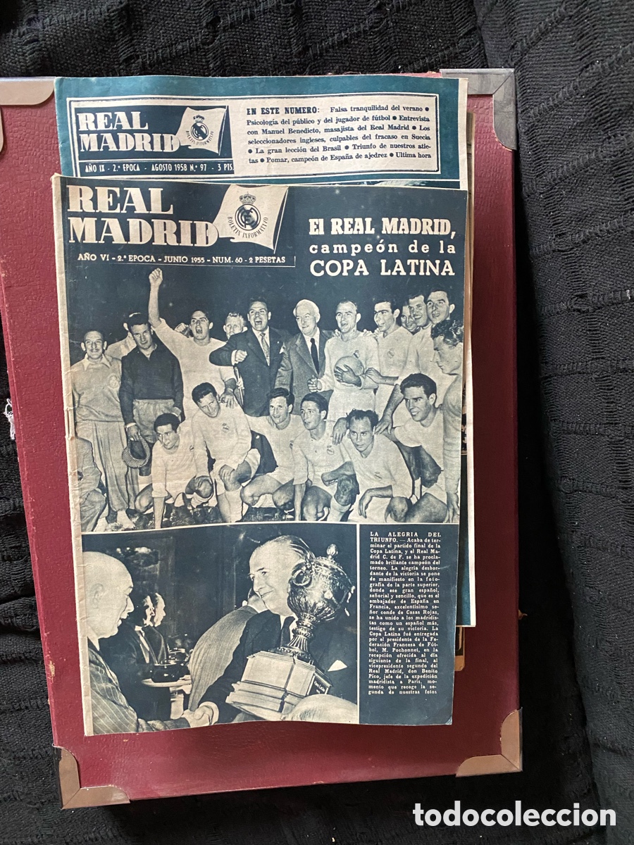 Collectionnisme sportif: Colecci&oacute;n de peri&oacute;dicos hist&oacute;ricos del Real Madrid, Barcelona, Vida Deportiva&hellip;