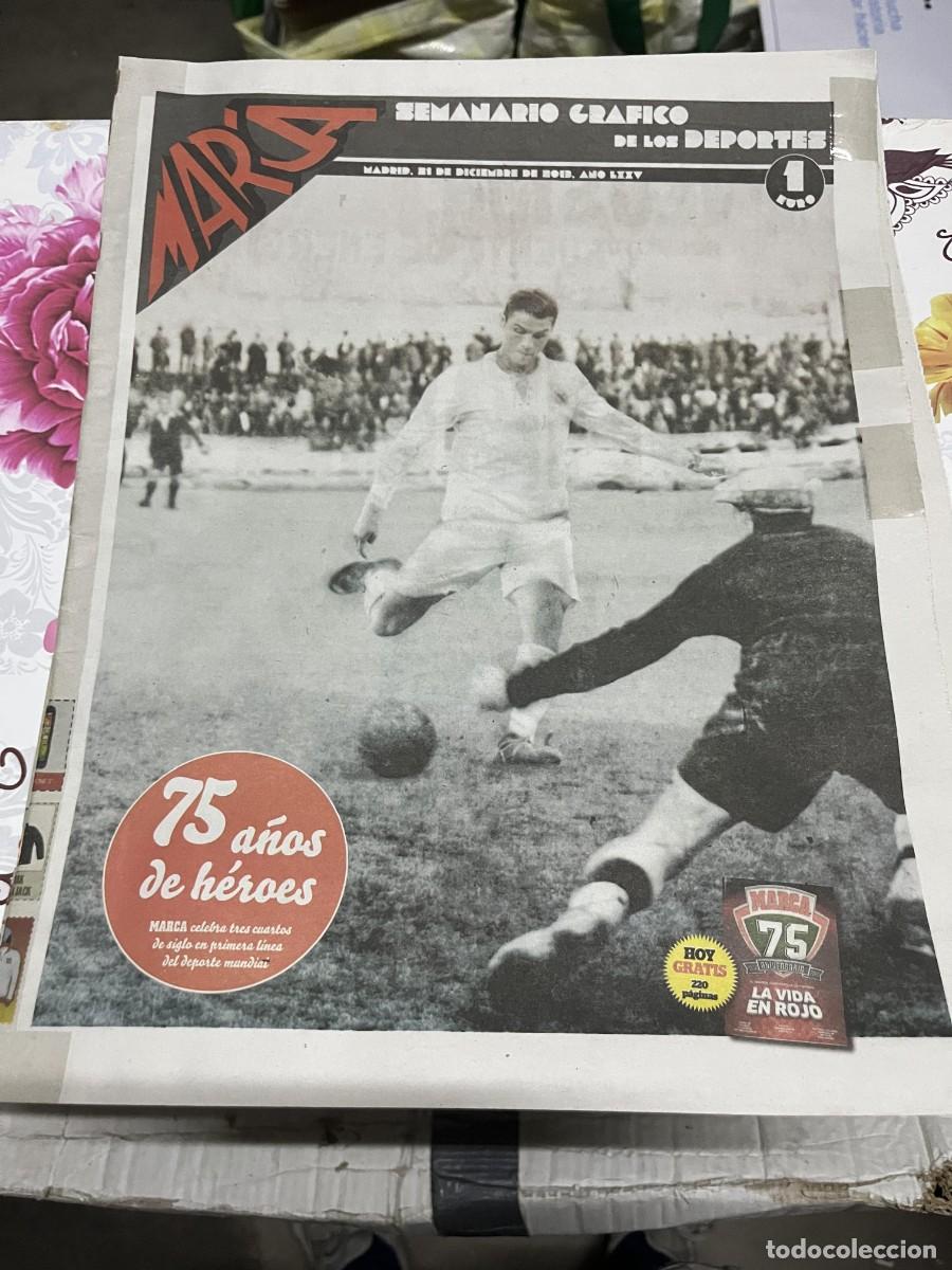Coleccionismo deportivo: MARCA (21-12-2013) HOY ATLETICO MADRID LEVANTE BARCELONA MESSI FERNANDO ALOSNO VALDES