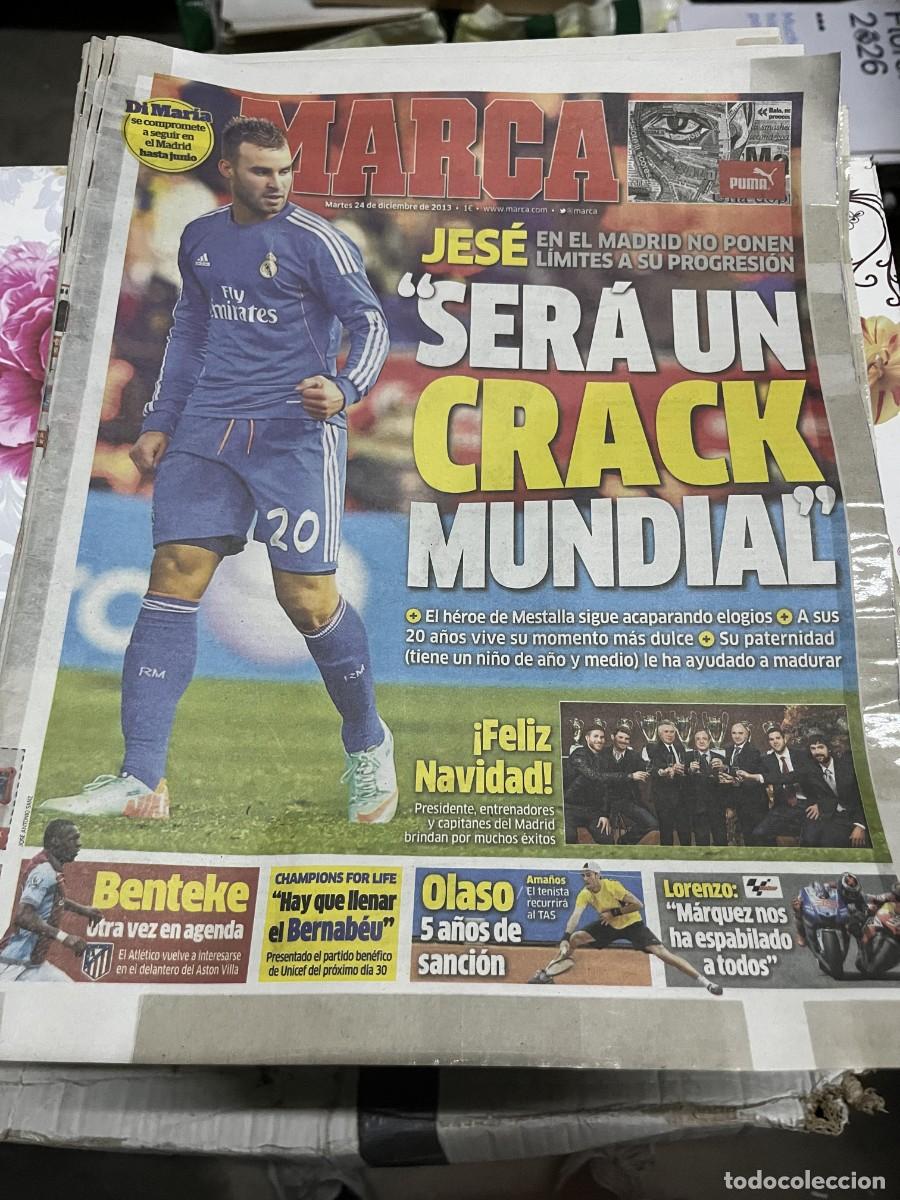 Sammelleidenschaft Sport: MARCA (24-12-2013) JESE REAL MADRID BENTEKE ATLETICO CHAMPIONS FOR LIFE OLSAO TENIS LORENZO