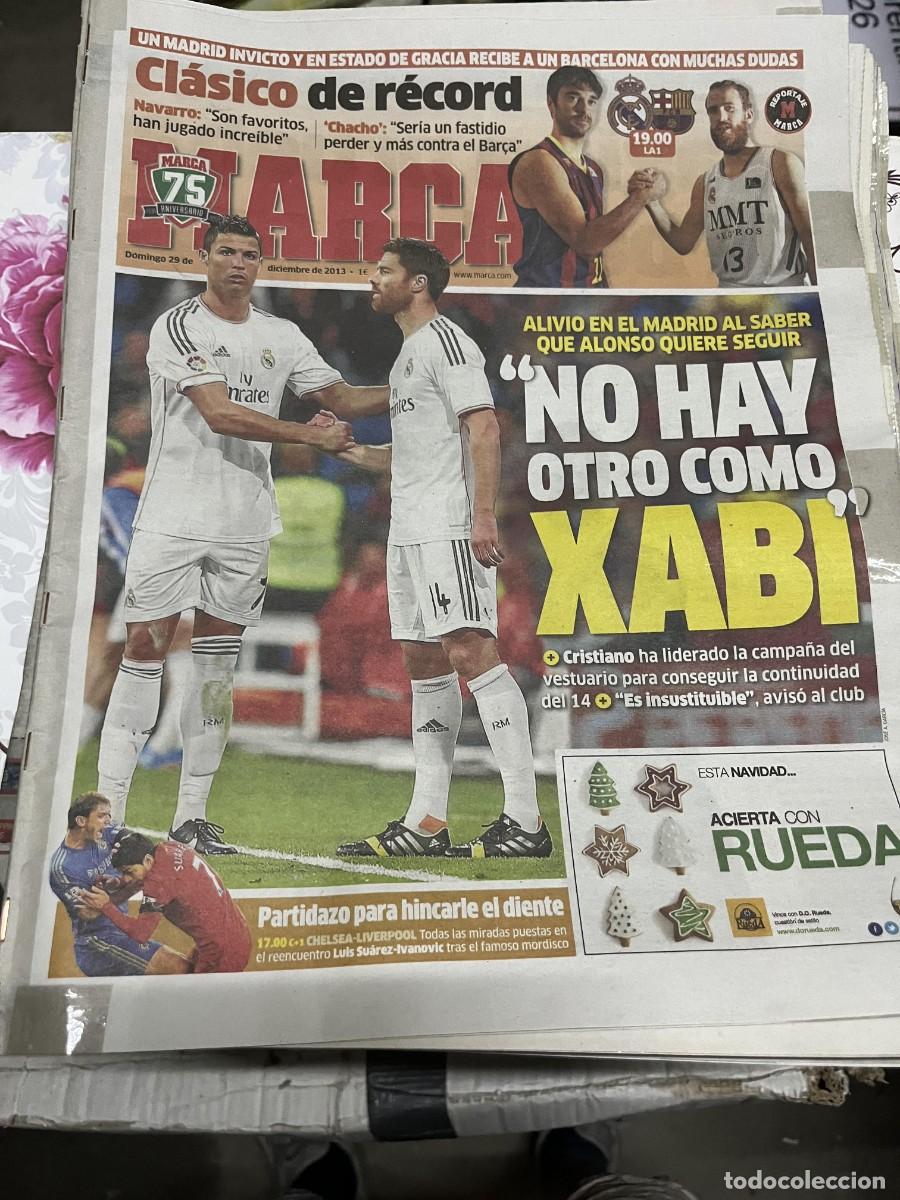 Sports collectibles: MARCA (29-12-2013) BALONCESTO REAL MADRID BARCELONA CRISTIANO RONALDO XABI ALONSO CHELSEA LIVERPOOL