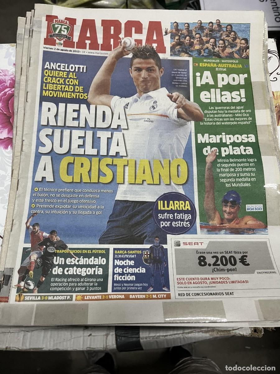 Sammelleidenschaft Sport: MARCA (2-8-2013) SEVILLA 3-0 MLADOST LEVANTE 2-1 VERONA CRISTIANO RONALDO WATERPOLO FEMENINO
